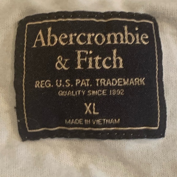 Abercrombie & Fitch Sky Blue Henley Tee Size XL - Picture 3 of 4